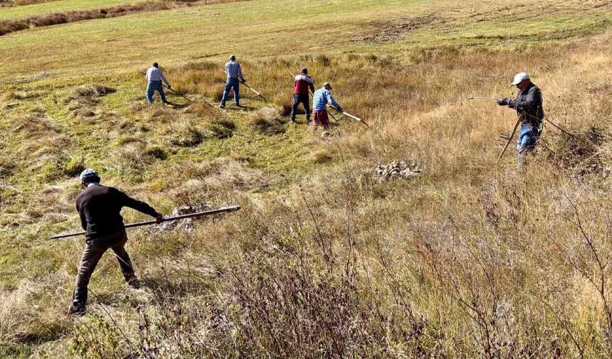Ekim ayında son hasat yapıldı